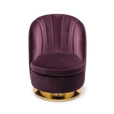 Poltrona estofada moderna